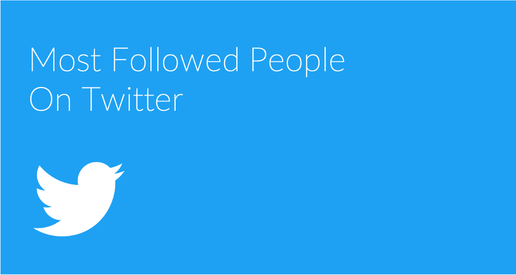 Most Followed People On Twitter